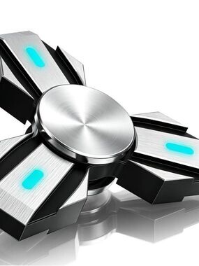 ATESSON Light Up Metal Fidget Spinner